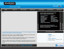 Tablet Screenshot of evocom.com.au